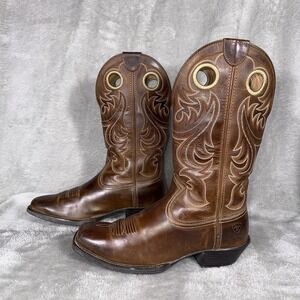 Ariat Sport Western Boots for Men 8.5 D Brown Cowboy Classic